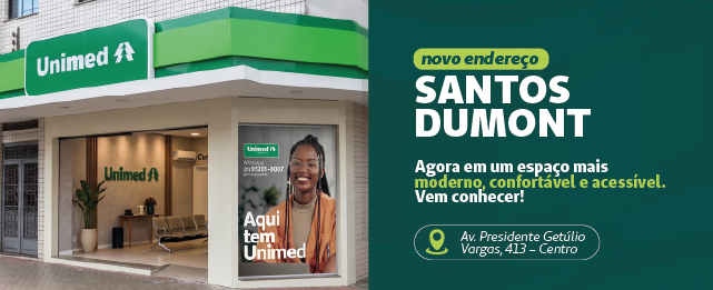 novo endereço Santos Dumont