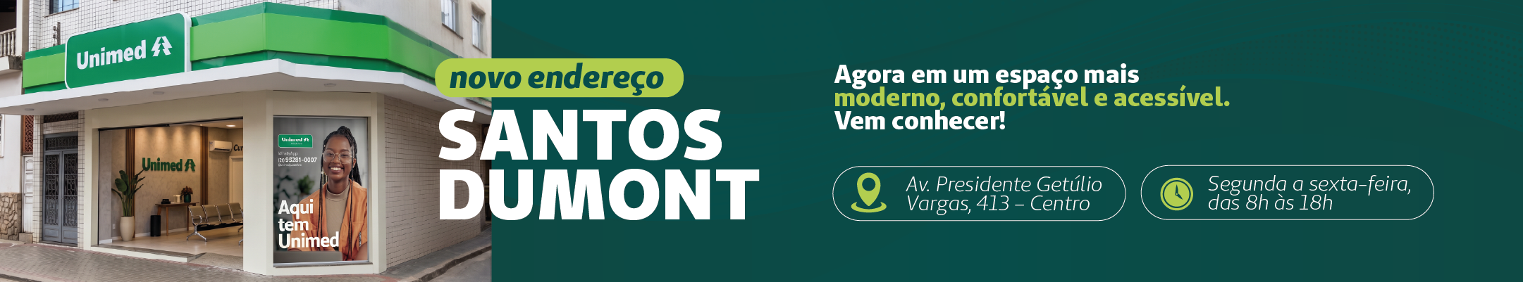 novo endereço Santos Dumont